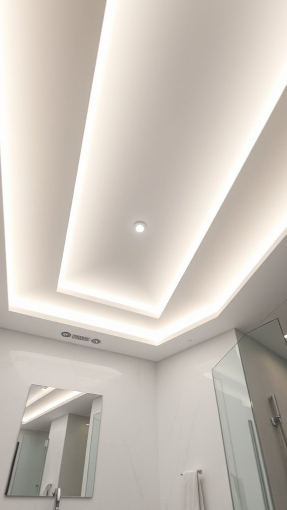 enchanting bathroom led lighting