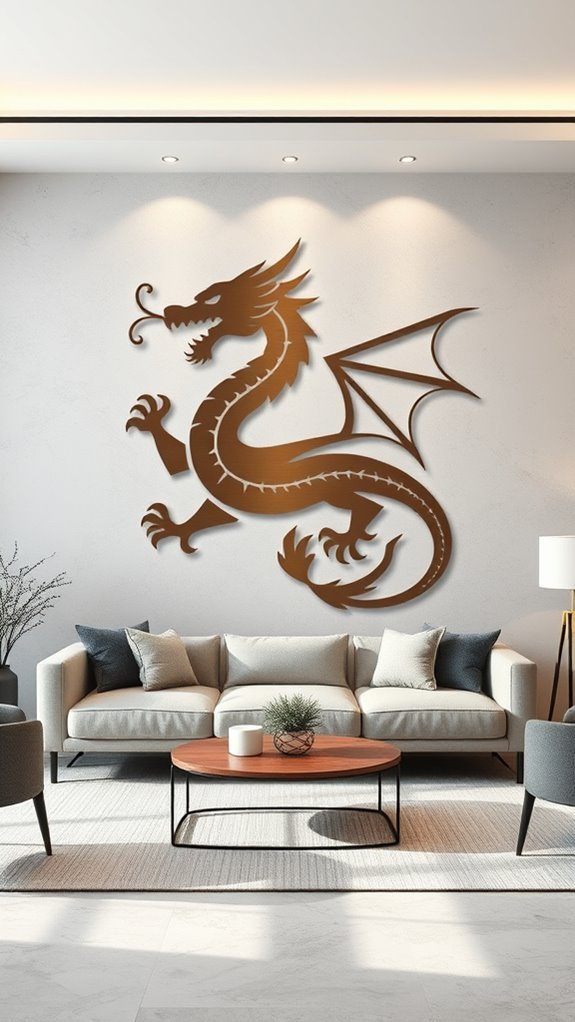enchanting dragon vinyl art