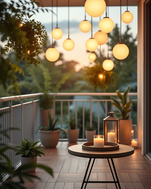enchanting floating lantern ambiance