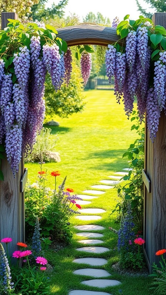 enchanting garden archway design