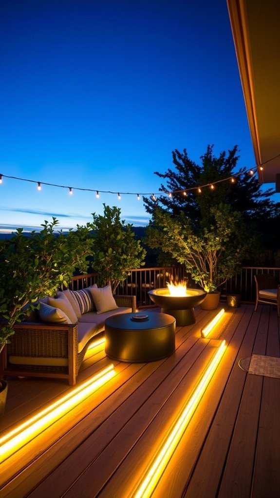 enchanting led patio lighting