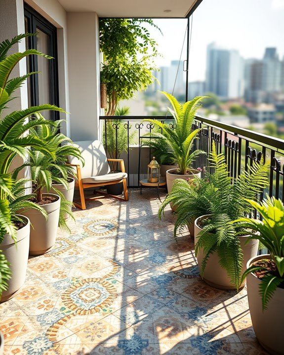 enchanting mosaic tile pathways