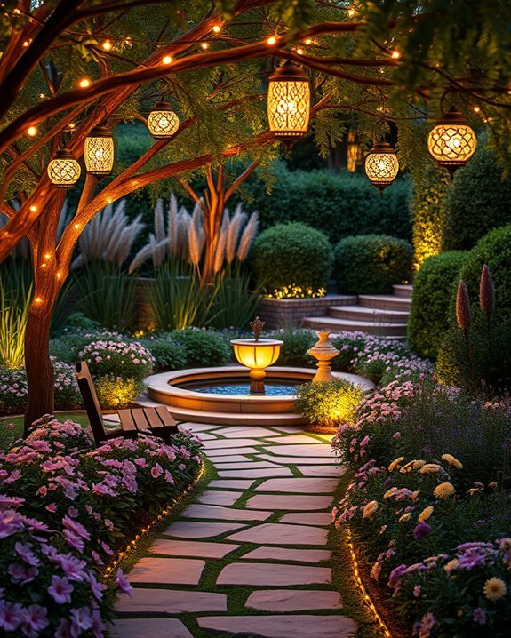 enchanting outdoor lighting design