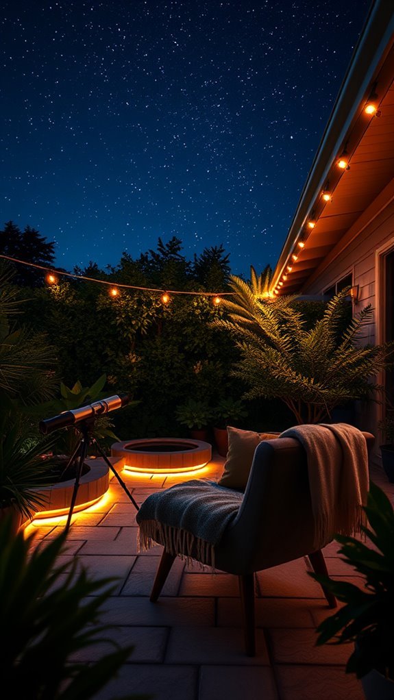 enchanting outdoor stargazing retreat