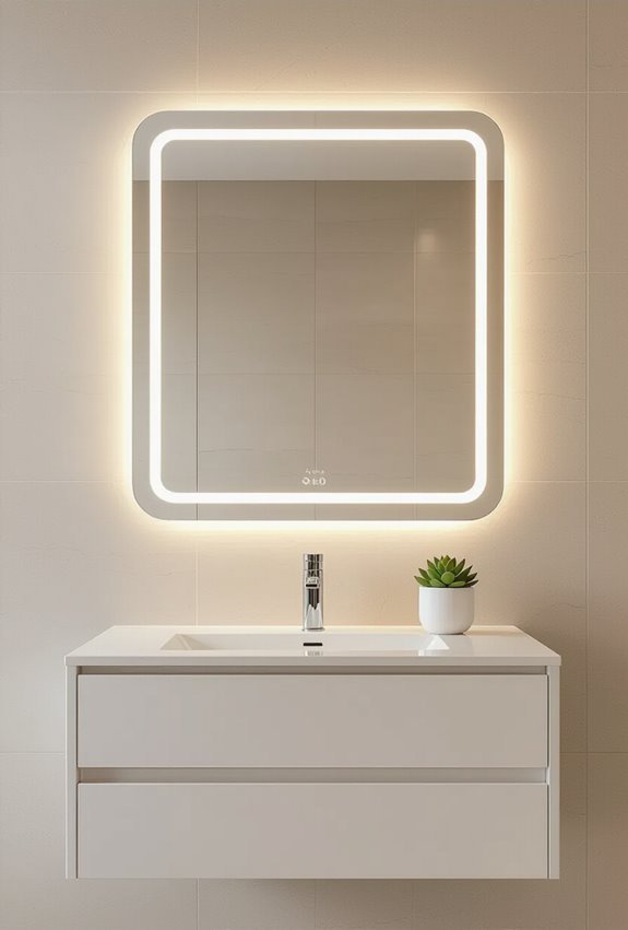 energy efficient led vanity mirrors