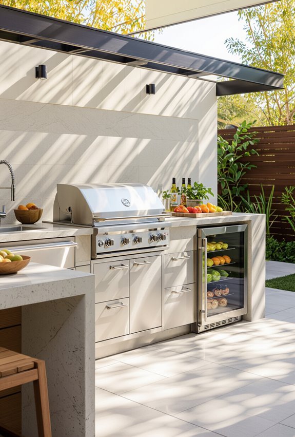 energy efficient outdoor kitchen appliances