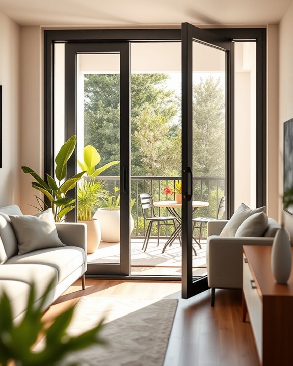 energy saving balcony doors