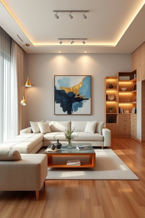 enhance art with lighting