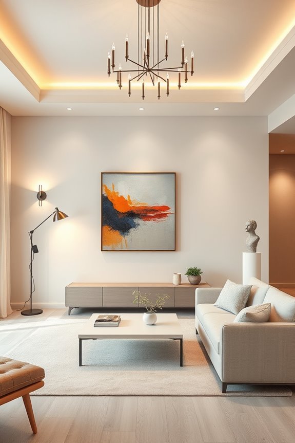 enhance art with lighting