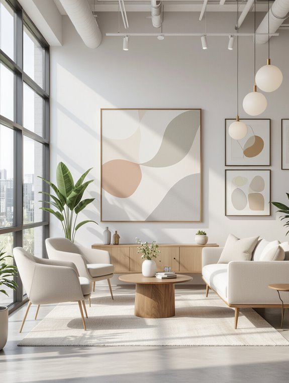 enhance atmosphere with art