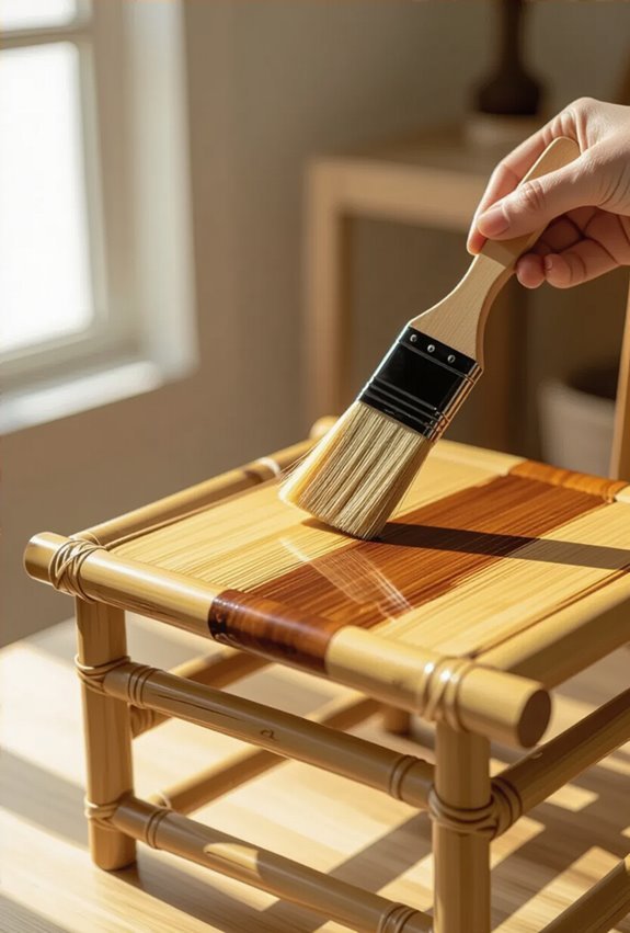 enhance bamboo grain with stains