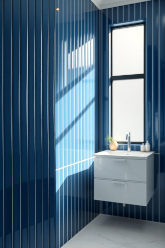 enhance bathroom tile design