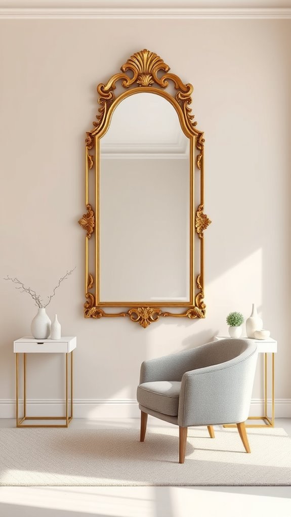 enhance decor with mirrors