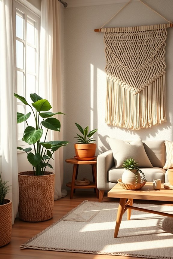 enhance decor with plants