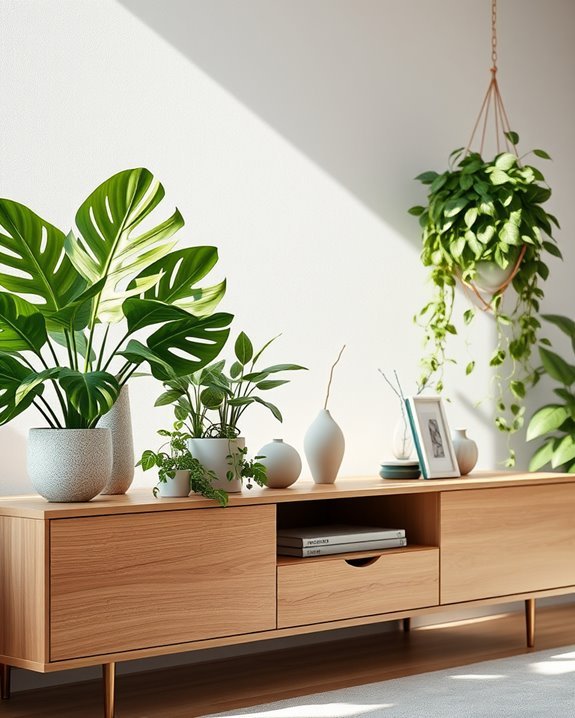 enhance entertainment with greenery