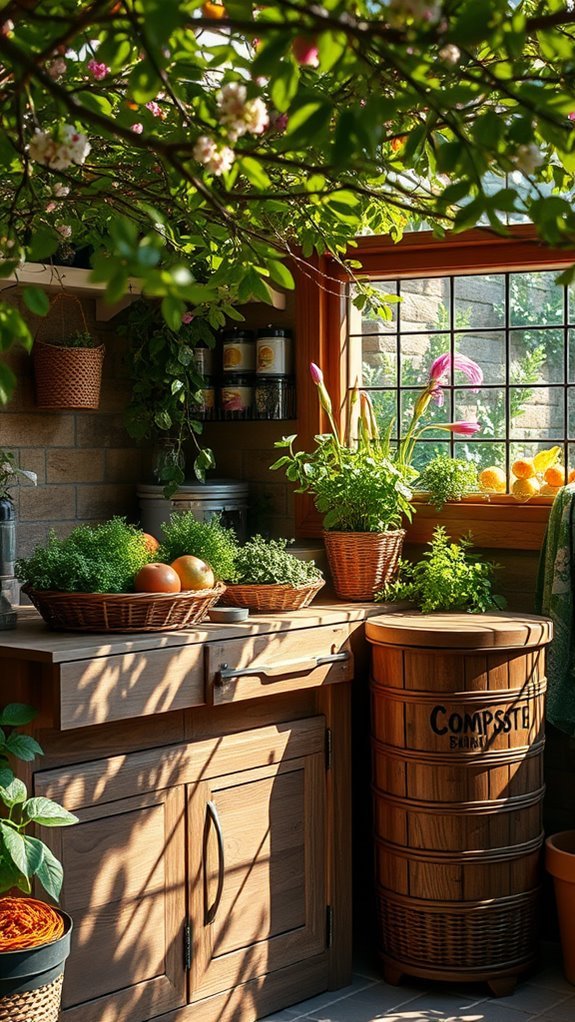 enhance garden with composting