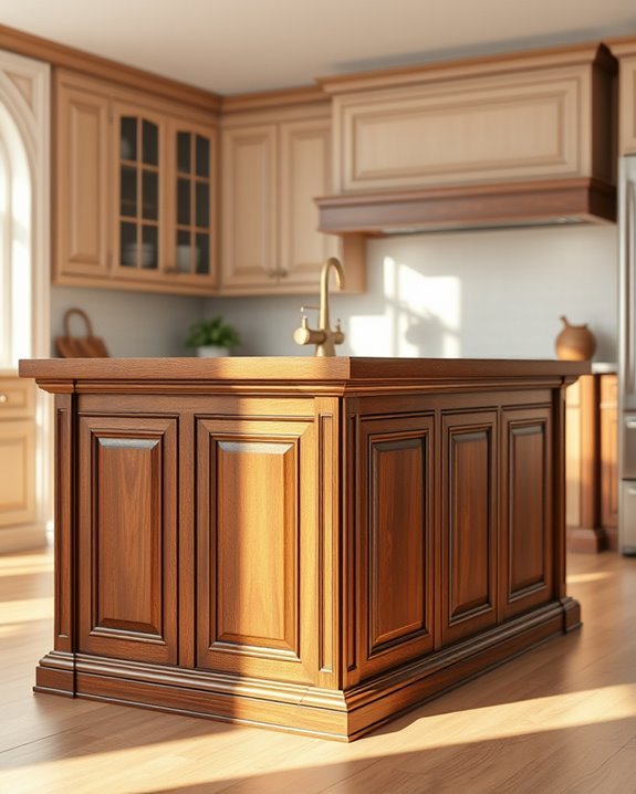enhance kitchen island aesthetics