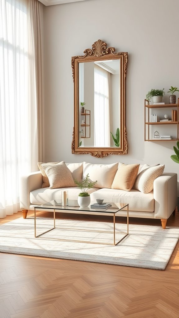 enhance light with mirrors