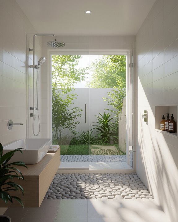 enhance shower with skylight