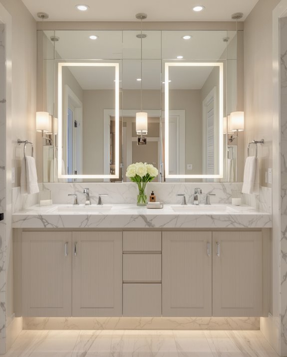 enhance space with mirrors
