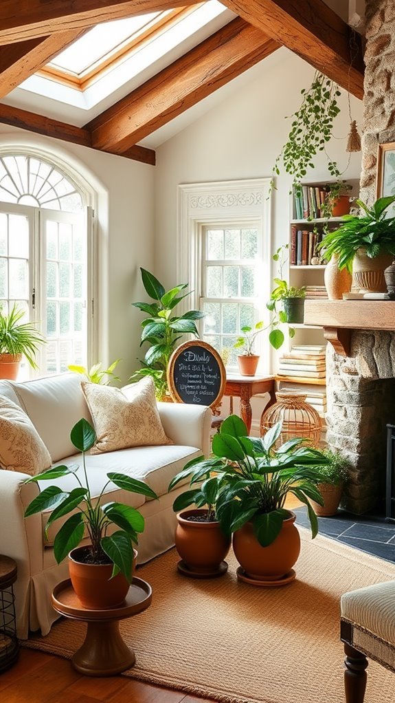 enhance space with plants