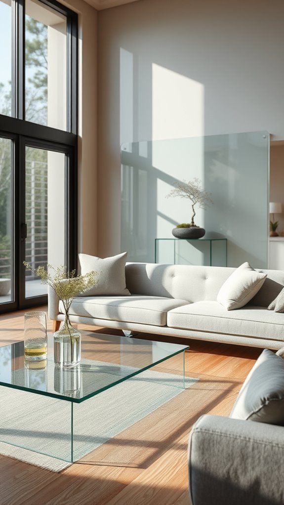 enhance transparency with glass