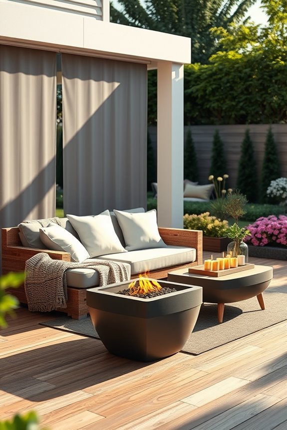 enhanced outdoor heating experience