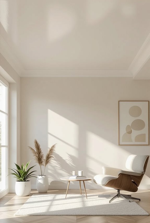 enhances ceiling brightness via reflection