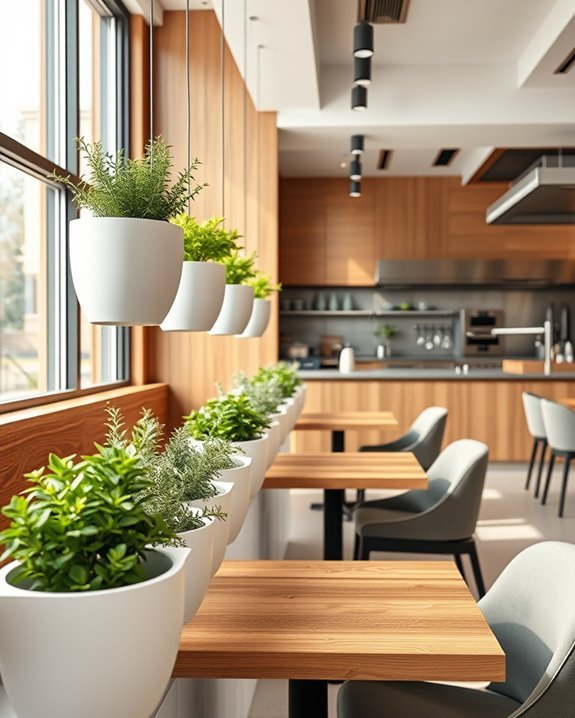 enhancing ambiance with greenery