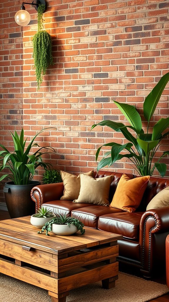 enhancing brick spaces with plants