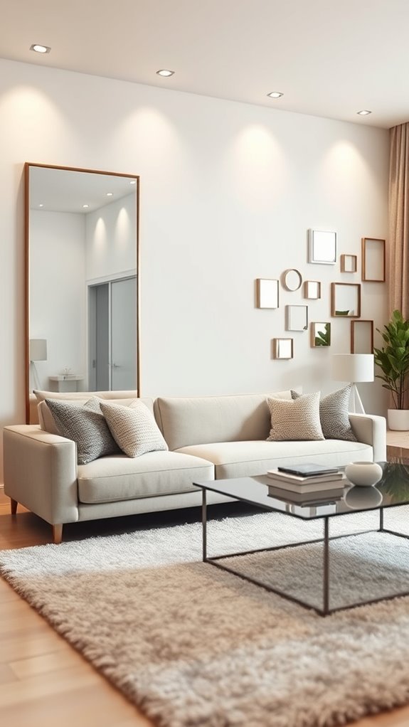 enhancing space with mirrors