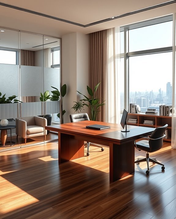 enhancing workspace visual privacy