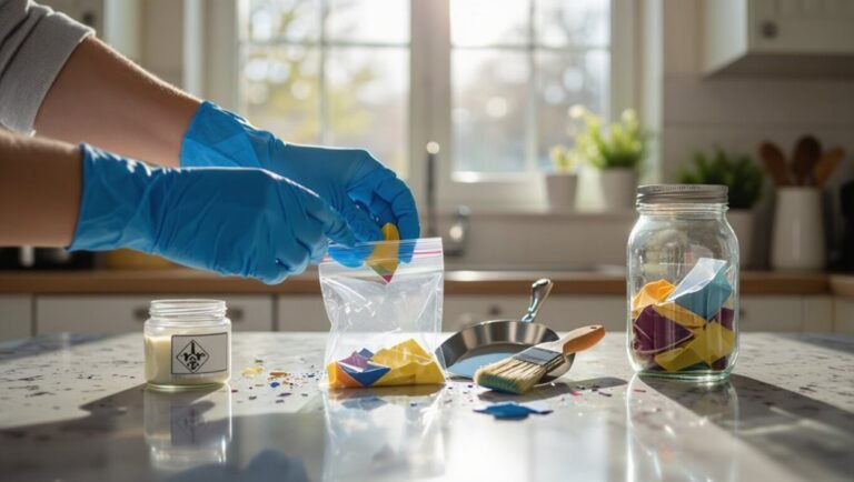 ensure safe paint handling
