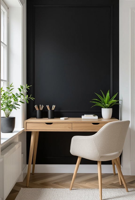 erasable magnetic organizational feature wall