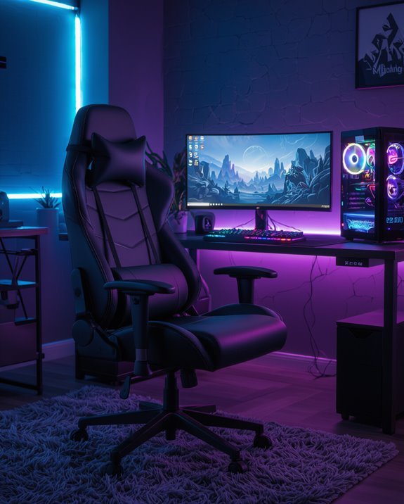 ergonomic comfort enhances gaming