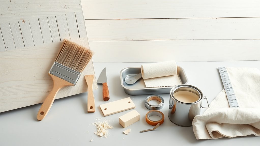 essential painting tools and safety gear