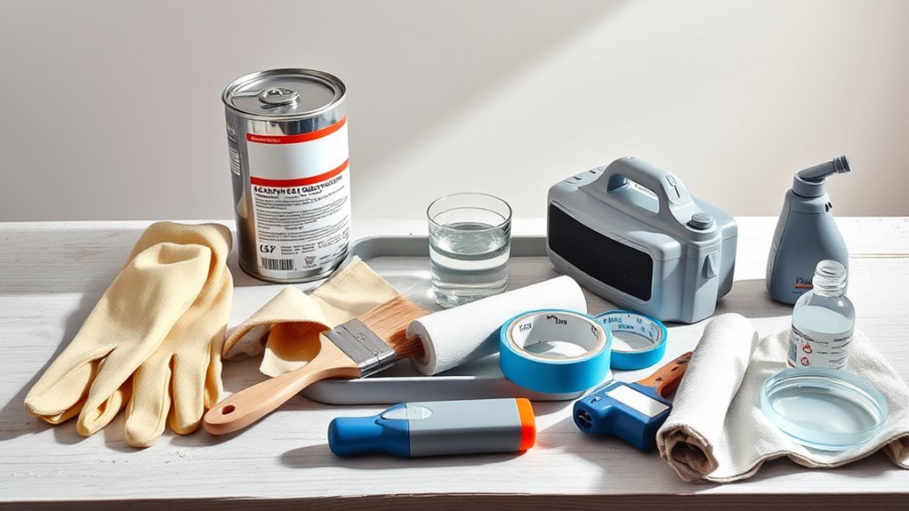 essential painting tools and supplies
