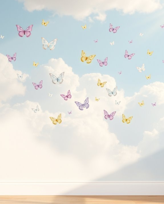 ethereal butterfly cloudscapes design