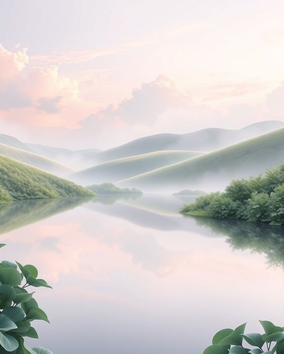ethereal tranquil wall designs