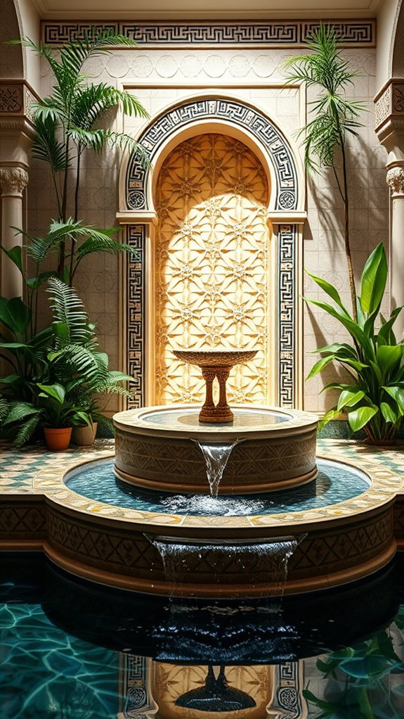 exotic indoor water features
