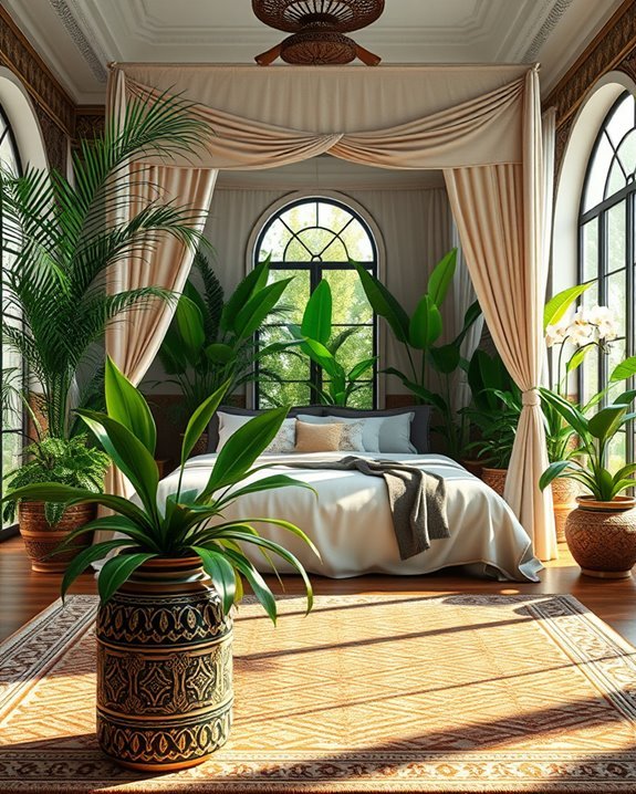 exotic plants enhance ambiance