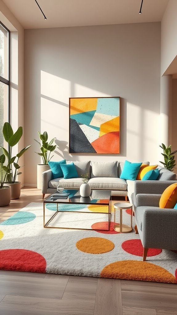 experiment with vibrant color schemes