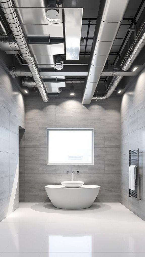exposed ductwork industrial design