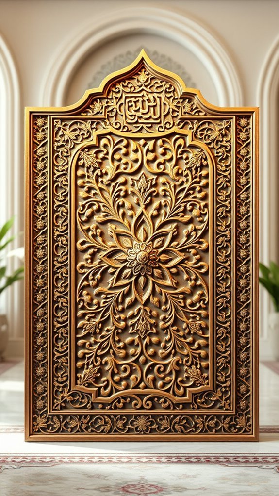 exquisite arabic carved screens