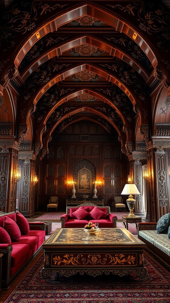 exquisite craftsmanship in woodwork