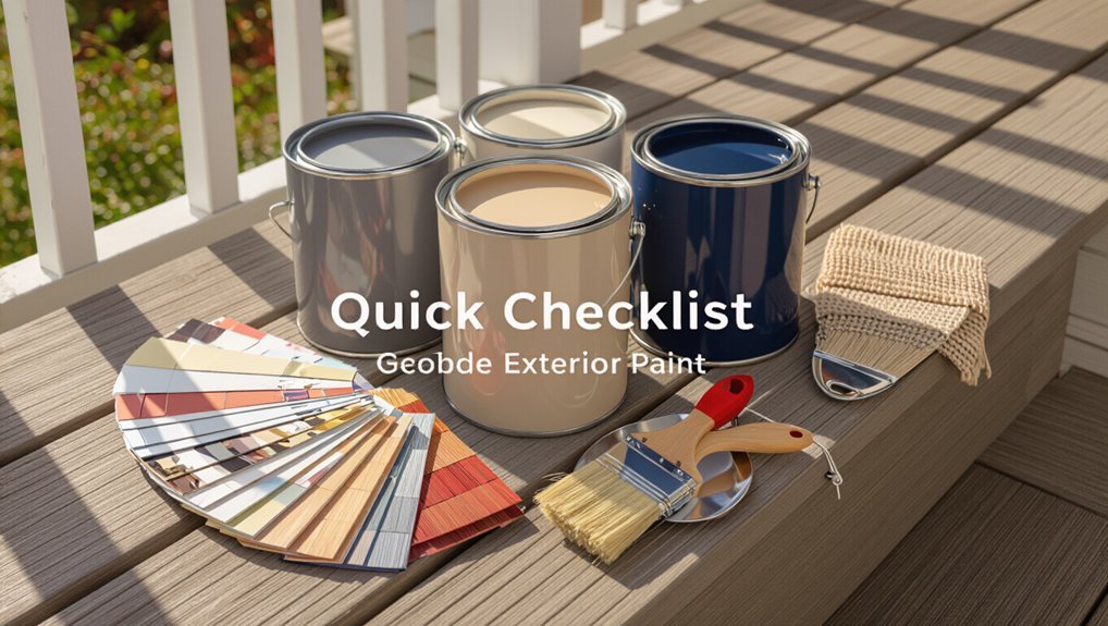 exterior paint selection guide