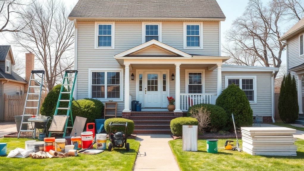 exterior painting preparation timeline