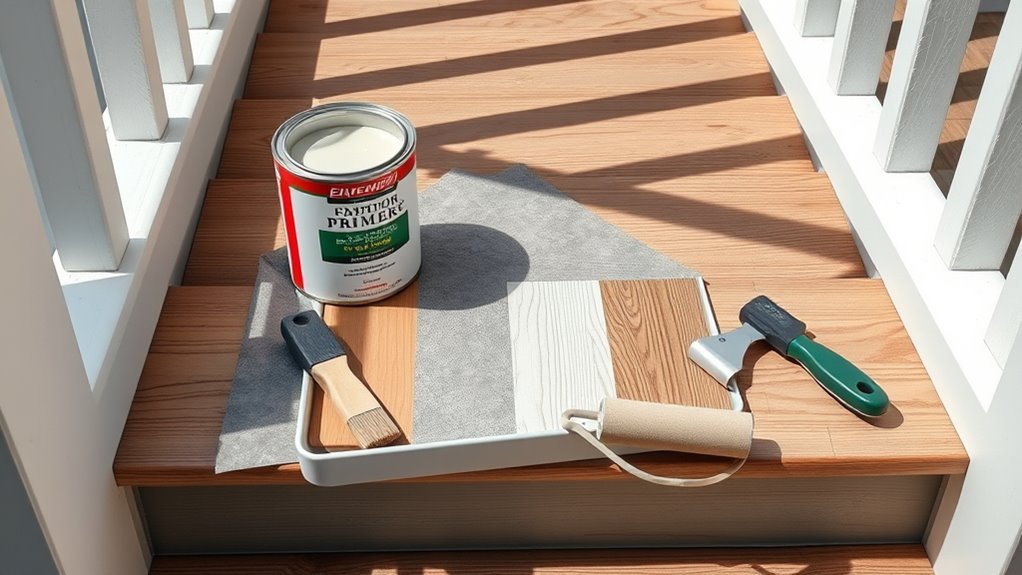 exterior stair primer selection