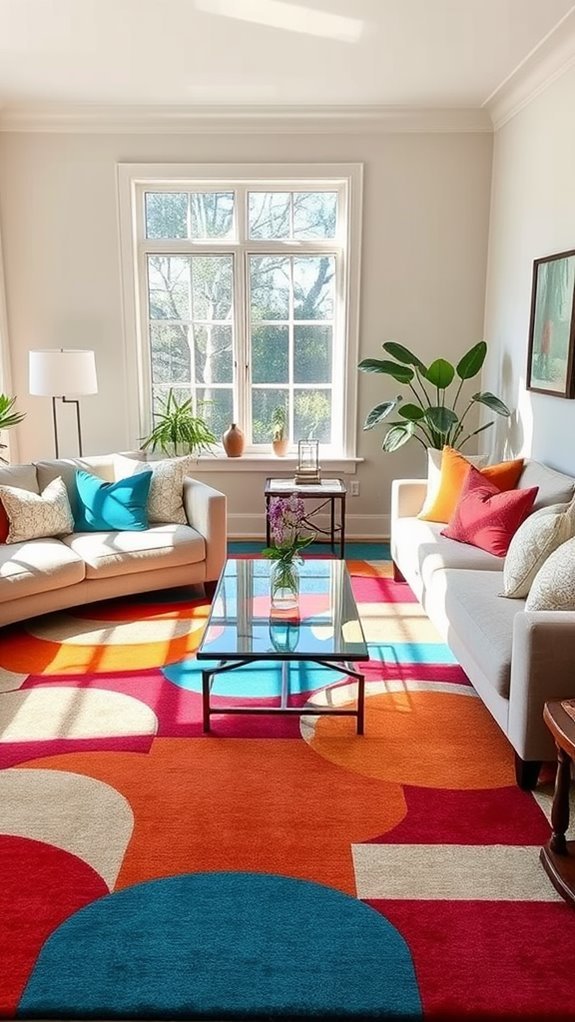 eye catching decorative floor coverings