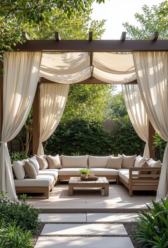 fabric canopies for pergolas